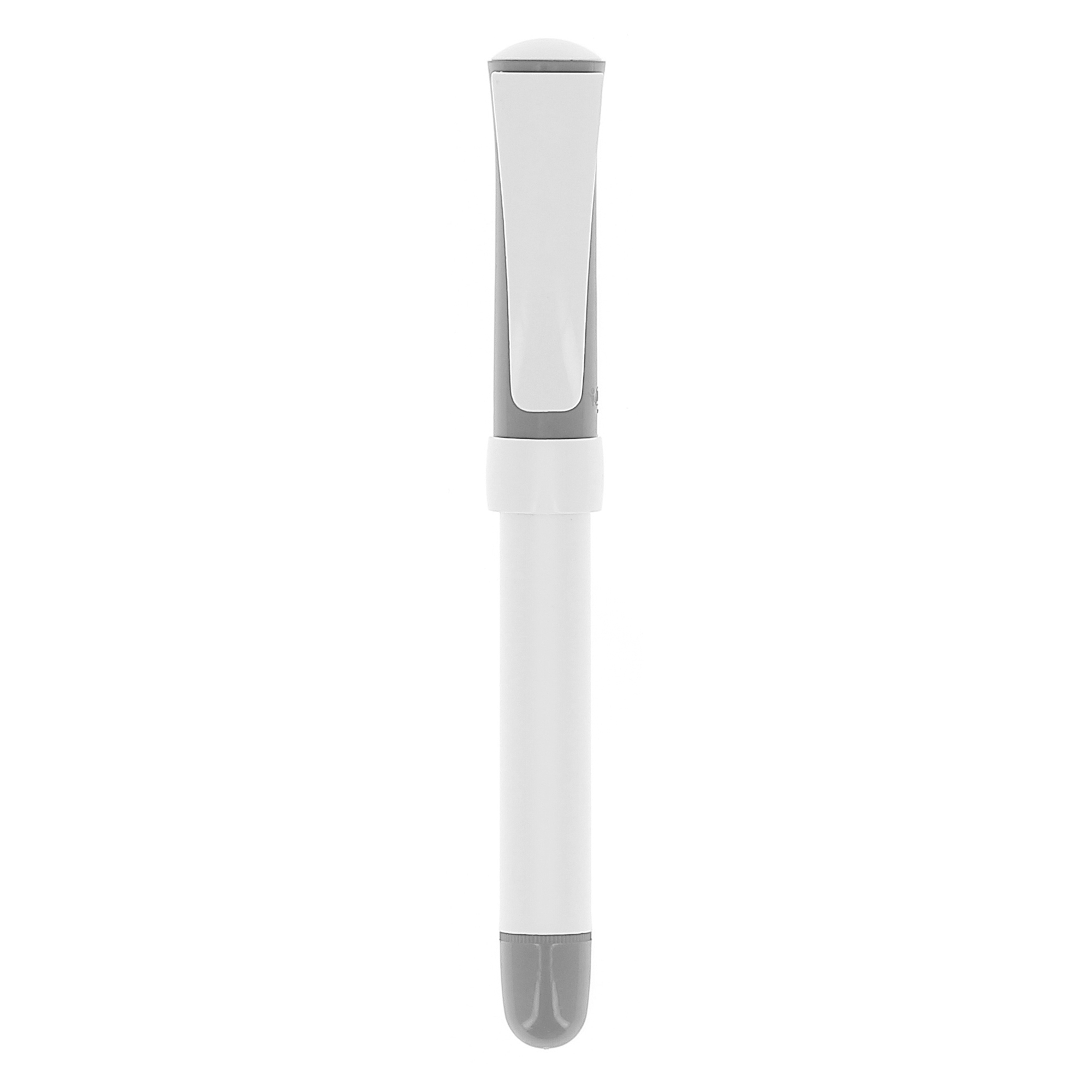 Stylo-bille BIC® à personnaliser XS Finestyle Blanc - gris - encre bleue